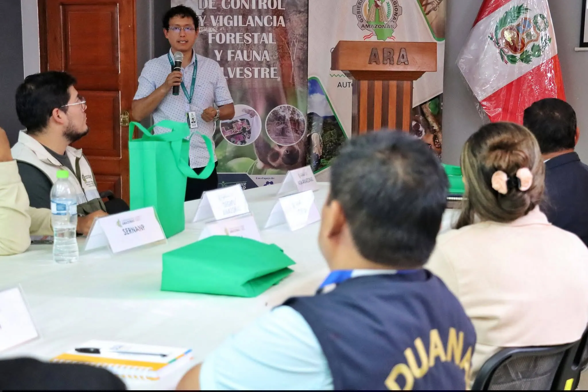 AMAZONAS FORTALECE VIGILANCIA AMBIENTAL CONTRA LA DEFORESTACIÓN Y EL TRÁFICO DE FAUNA