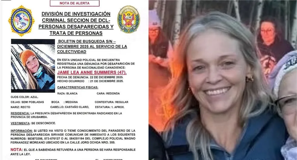 Denuncian la desaparición de turista canadiense en Cusco