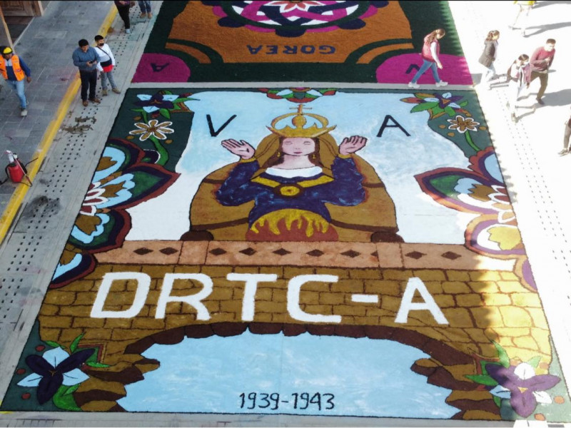 DRTC ganó concurso de alfombras Virgen Asunta 2022