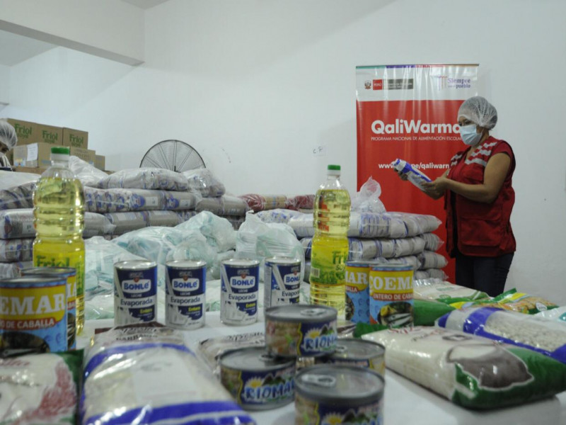 Qali Warma entregó más de 17 toneladas de alimentos a Municipalidad de Utcubamba para atención de ollas comunes.