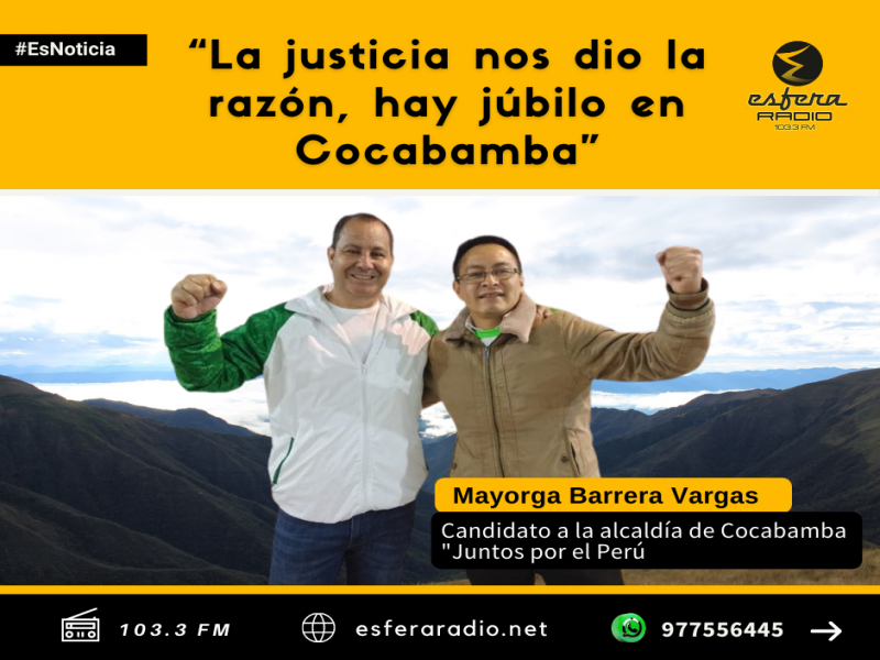 Mayorga Barrera tiene luz verde como candidato a Cocabamba.