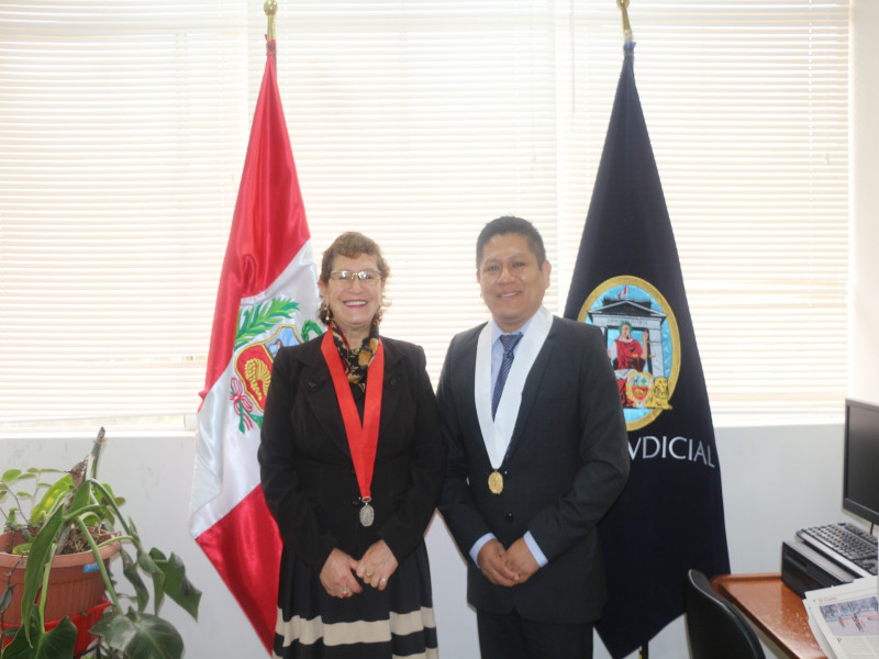 Nuevo magistrado es incorporado como juez titular del Primer Juzgado Penal Unipersonal de Utcubamba.