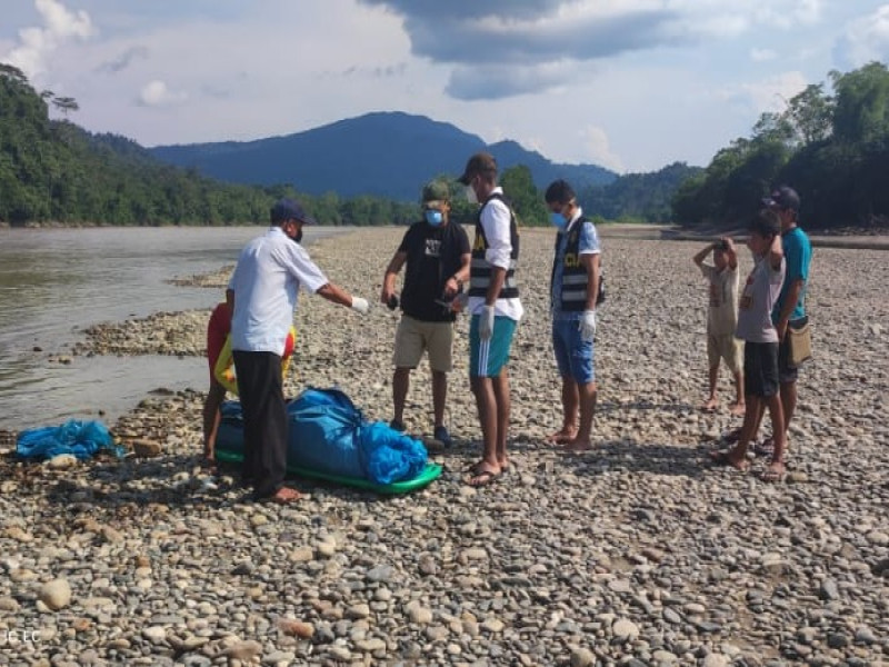 Encuentran dos cadáveres a las orillas del río Marañon, distrito de Imaza.