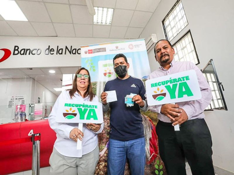 Ministra Nelly Paredes lanzó bono “RECUPÉRATE YA” 
