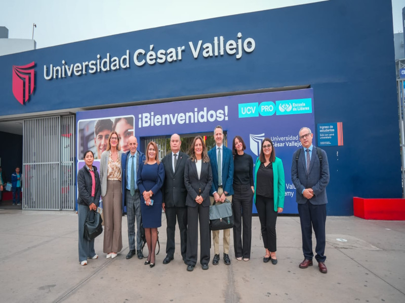 Humanitas Italia recorre los campus de la UCV para reforzar alianzas y proyectar el talento vallejiano al mundo