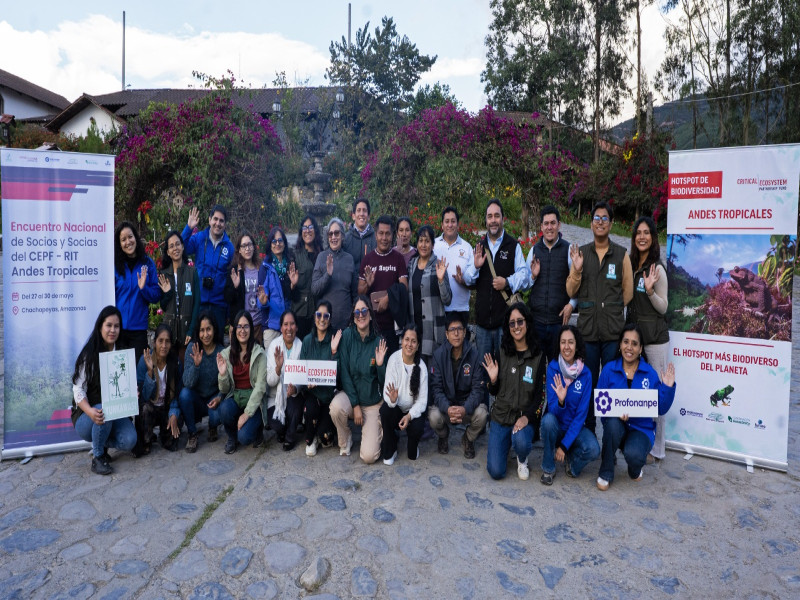 Chachapoyas sede del encuentro nacional de socios del CEPF 2025 por la conservación del hotspot andes tropicales