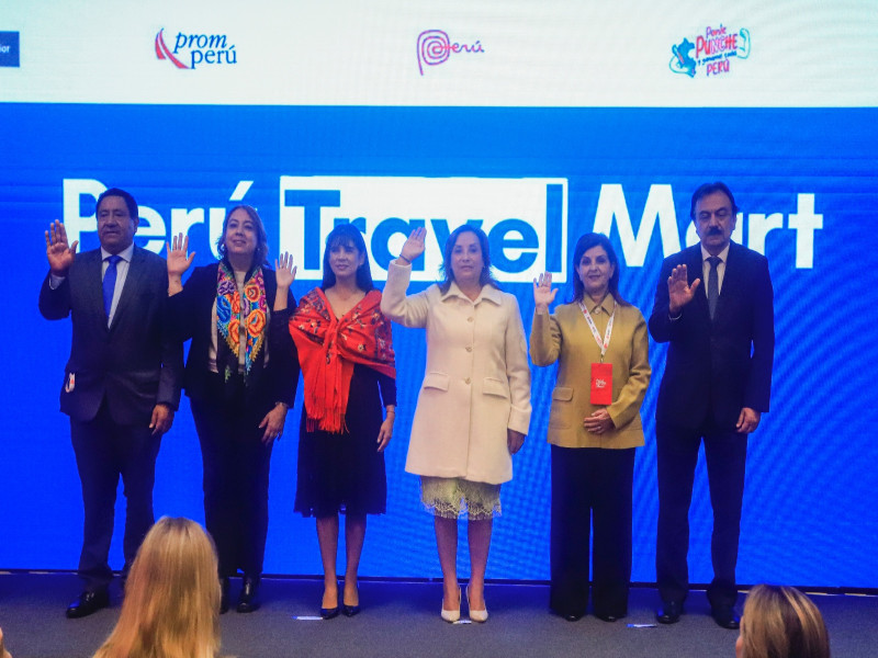 Perú Travel Mart: Boluarte apuesta por 5.2 millones de turistas en 2030.