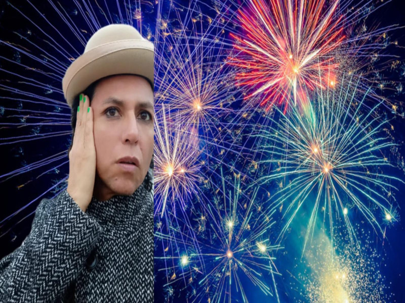 Chachapoyas no aprende...no quieren aprender ... efectos de los fuegos artificiales