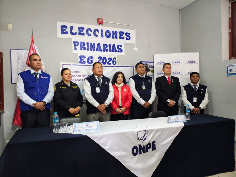 ONPE instala ODPE Chachapoyas para organizar elecciones primarias 2026