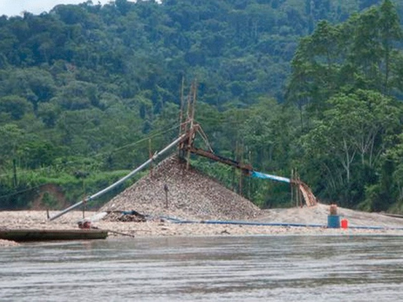 Advierten intento de invasión de mineros ilegales en territorio indígena del alto comaina