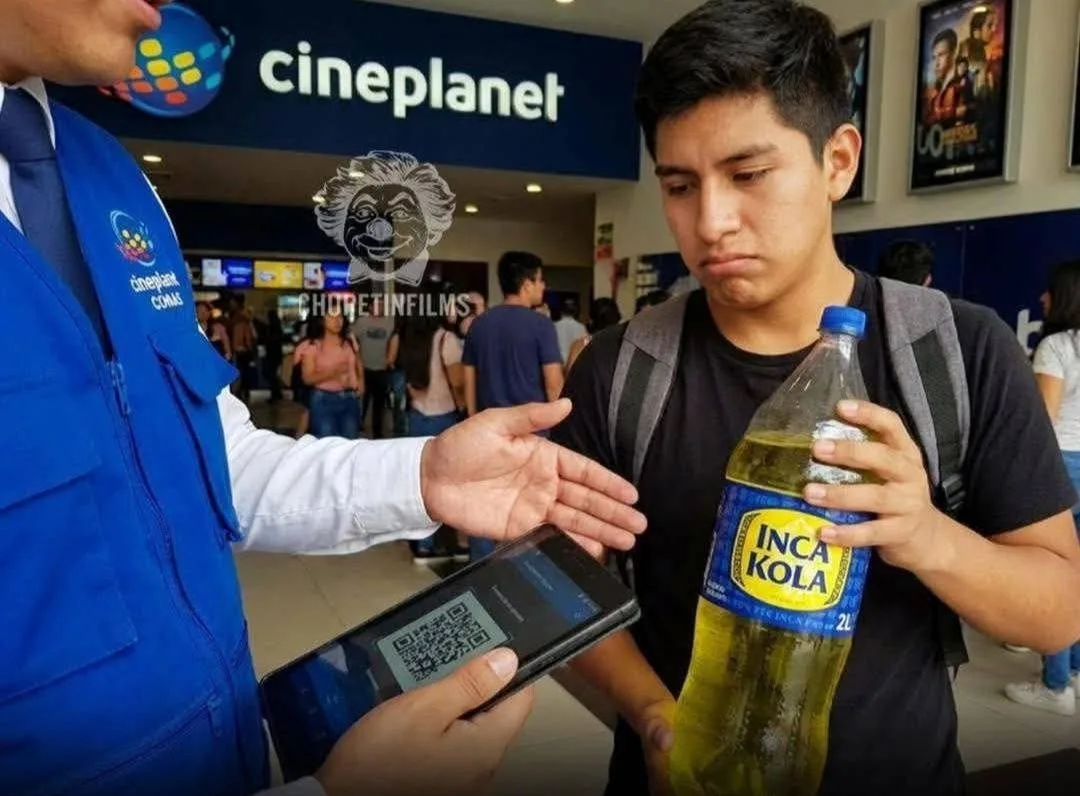 INDECOPI sanciona a Cineplanet por no permitir ingresar una gaseosa de 2 litros.