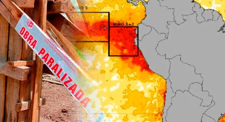Perú llega al próximo Fenómeno El Niño con obras paralizadas y baja inversión preventiva.